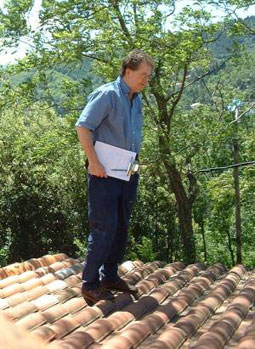 Ian Morris FRICS at work